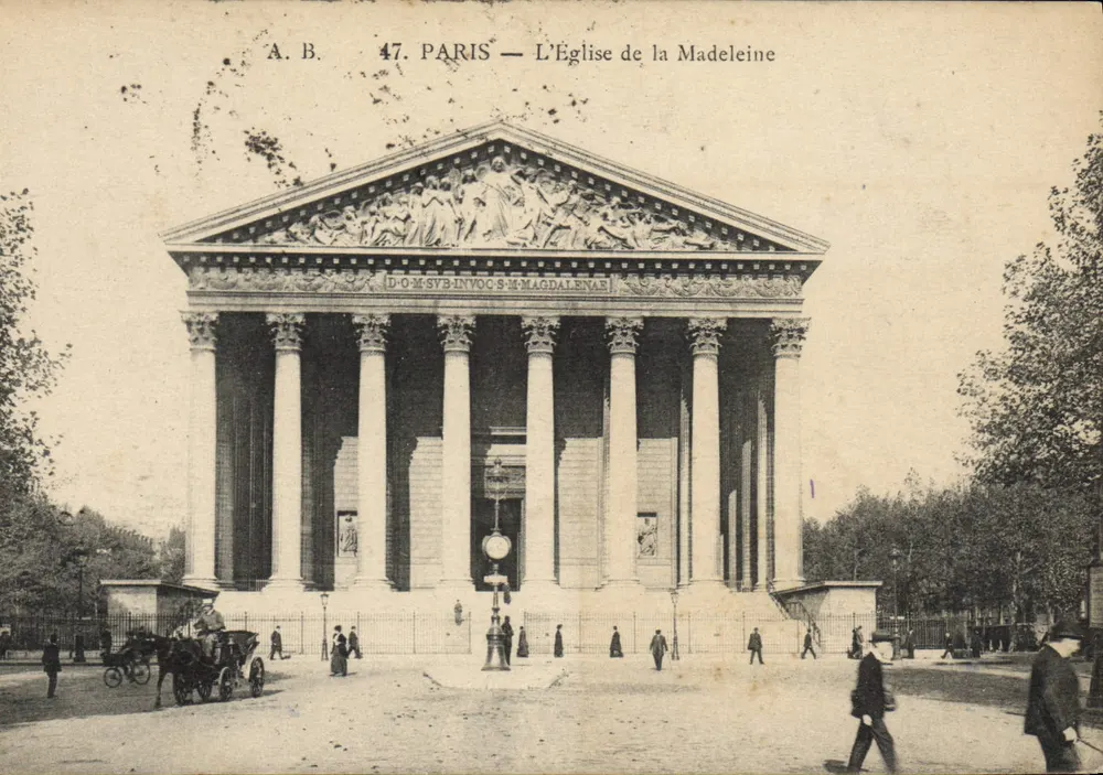 Paris — A Igreja da Madeleine — A.B. 47 - Frente