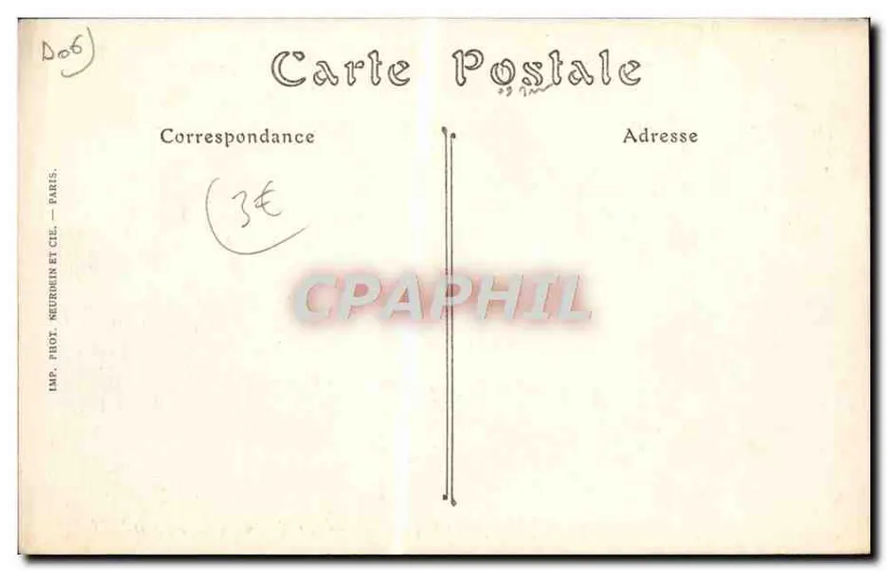 Cagnes (Alpes-Maritimes) — Velho Castelo dos Grimaldi — ND. Phot. - Verso