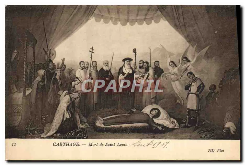 Cartago — Morte de São Luís — ND Phot - Frente