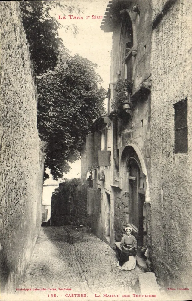 Castres - La Maison des Templiers — Phototypie Labouche frères, Toulouse, 2e série, n°138 - Frente
