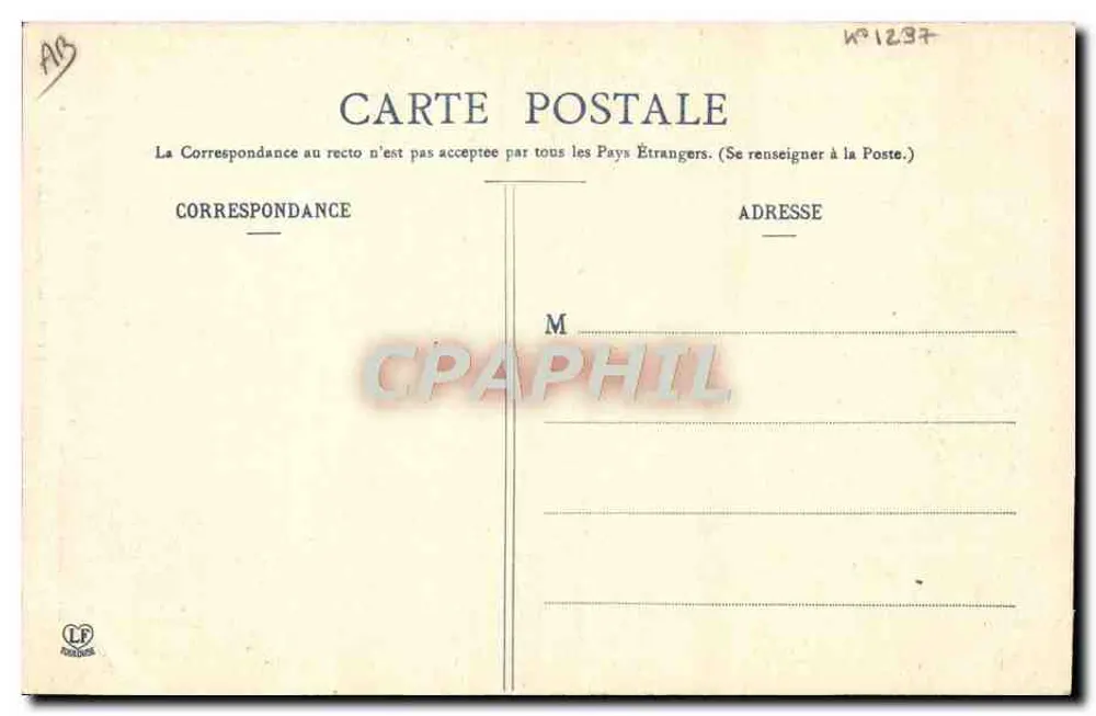 Castres - La Maison des Templiers — Phototypie Labouche frères, Toulouse, 2e série, n°138 - Verso