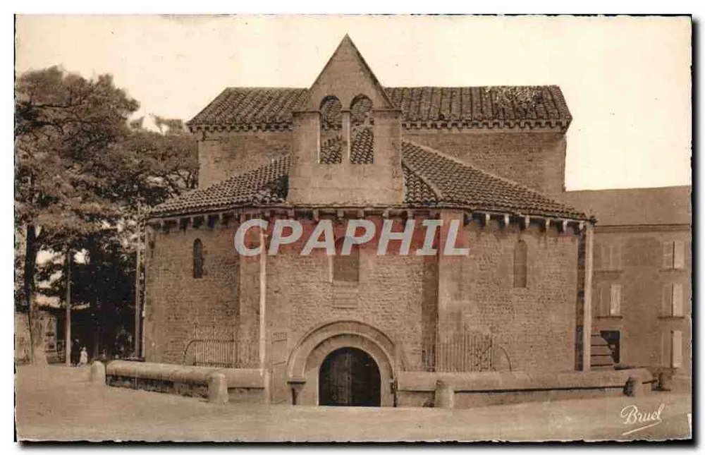 Poitiers — O Templo São João — Edição e Foto Brud, Angers - Frente