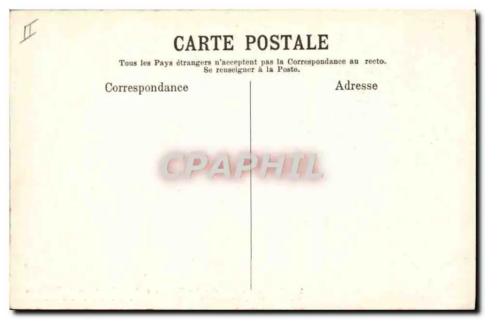 Dauphiné — Die Kapelle der Templer (Römischer Stil) und die Tal der Vizille — Papeterie des Alpes, Eug. Robert, Grenoble - Rückseite
