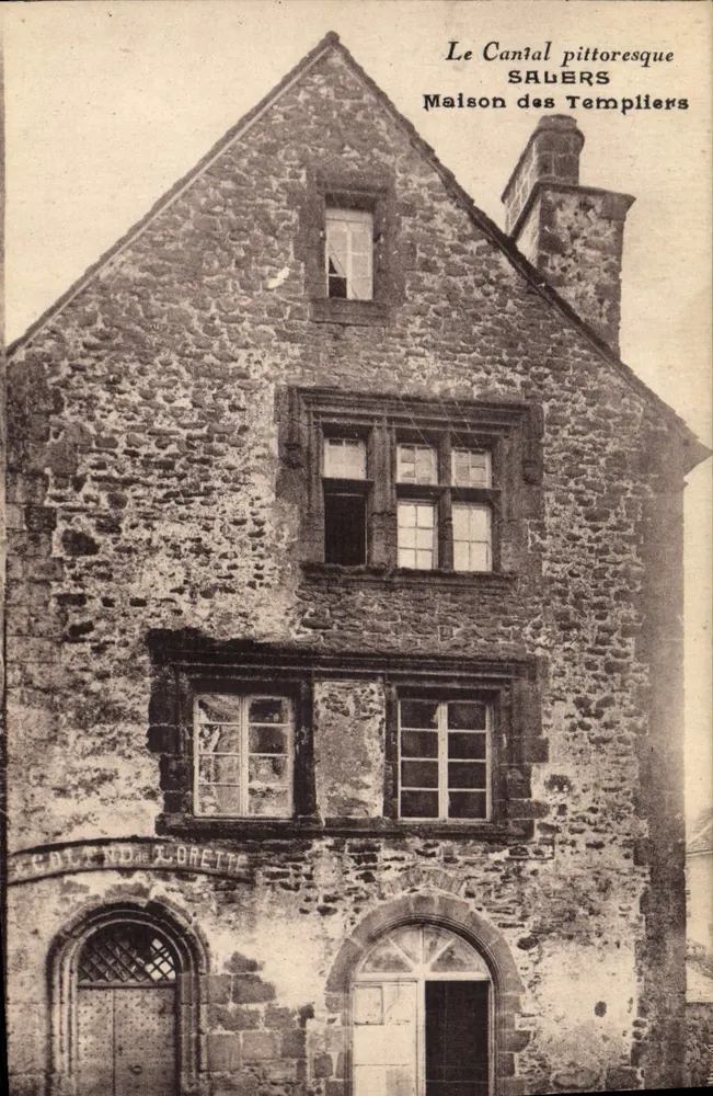 SALERS — Casa dos Templários — Editor: C. COLLEND de T. LORETTE - Frente