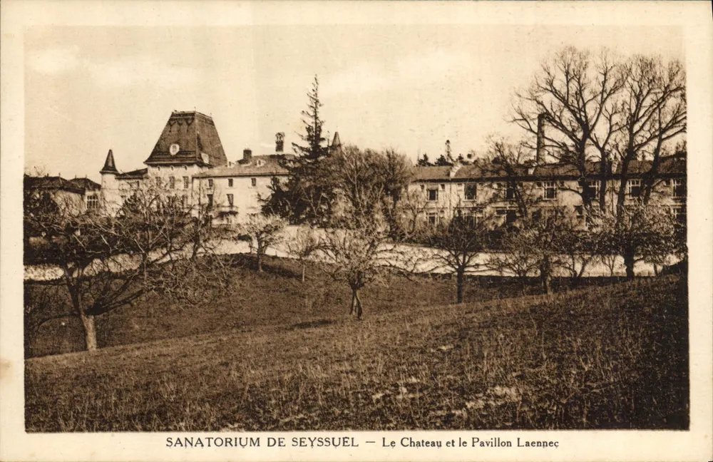 Sanatorium Seyssuel — Schloss und Pavillon Laennec - Vorderseite