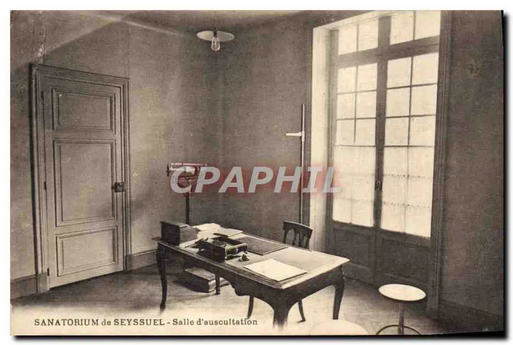 Sanatório de Seyssuel - Sala de auscultação — editor não identificado, número de série não visível - Frente