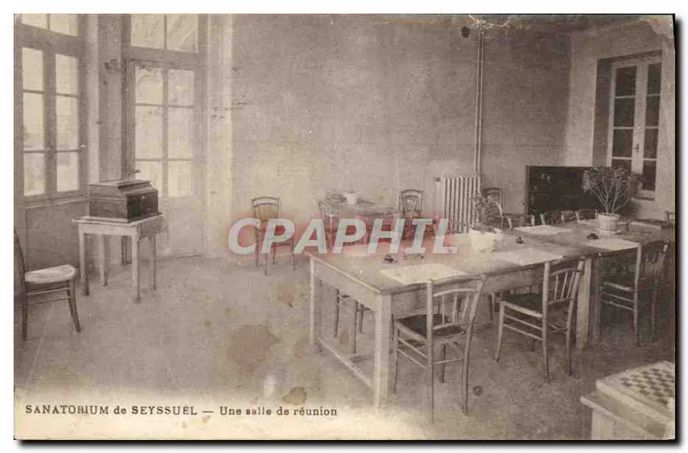 Sanatorium Seyssuel — Ein Besprechungszimmer - Vorderseite