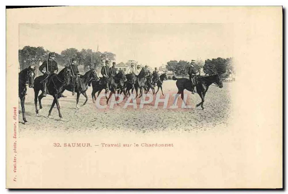 SAUMUR — Arbeit am Chardonnet — Fi. Voelker, Saumur, abgegeben - Vorderseite