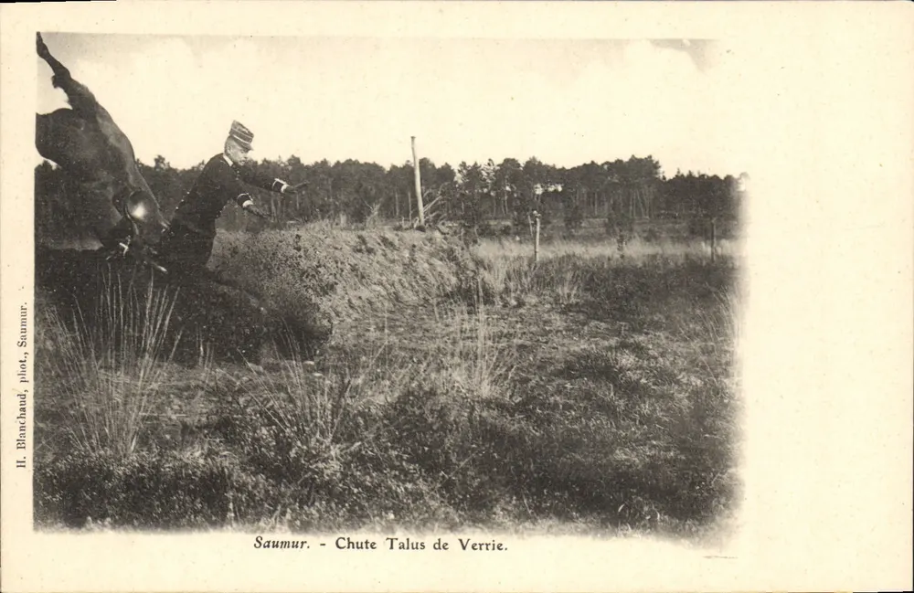 Saumur - Sturz des Talus de Verrie — H. Blanchaud, phot. Saumur - Vorderseite