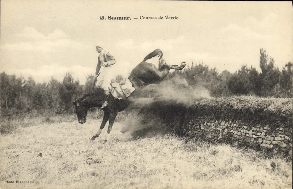 Saumur — Corsa di Verrie — Foto Blanchaud - Recto