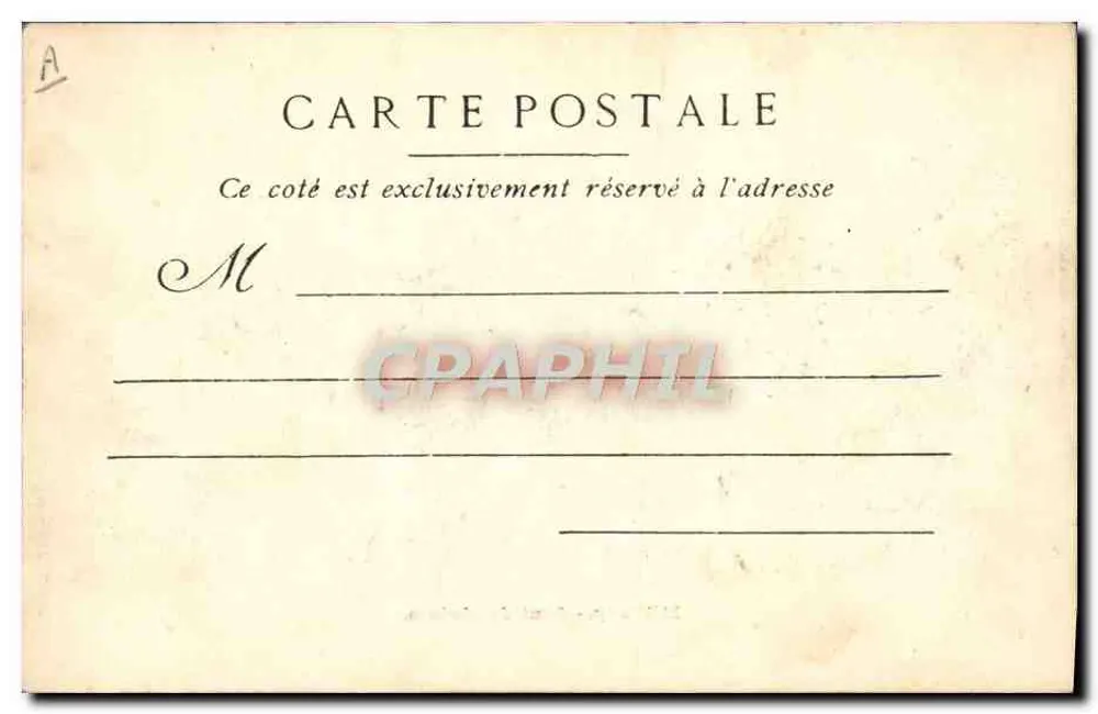 Flussprung — Militär — Photo-ateliers Haudoum - Marseille - Rückseite