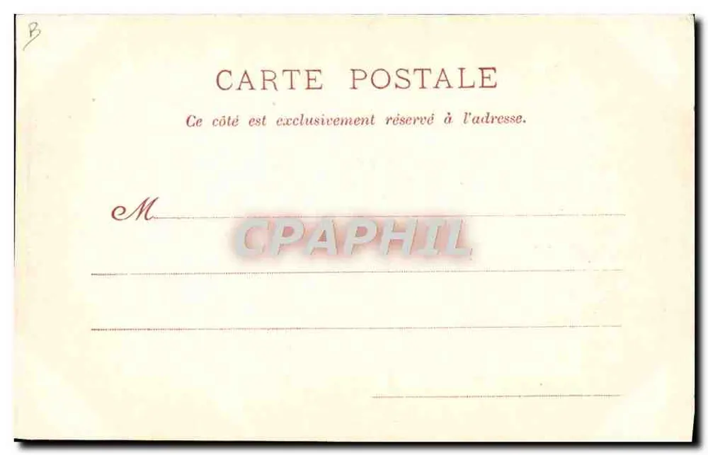Militärische Übung in Breil — Saumur — Verleger C. Charier, Royer et Cie, Nancy - Rückseite