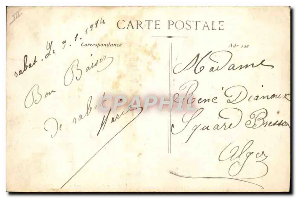 Salé - Vista Geral — Edição « Au Petit Paris » - Rabat - Verso