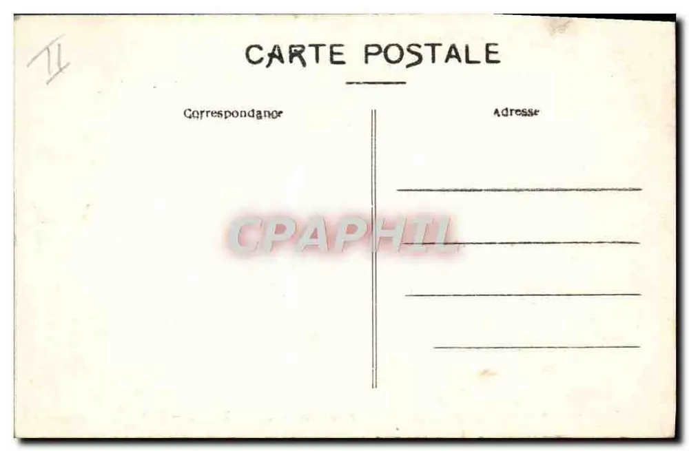 Navio a vapor — Lembrete de viagem — Compagnie Générale de Transport Maritime — SIDI-BRÂHIM — R.M. - Verso
