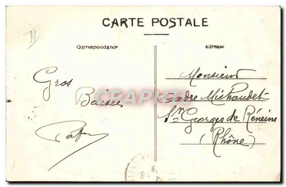 Sidi Brahim — Compagnie Générale de Transports Maritimes — Souvenir de Voyage - Rückseite