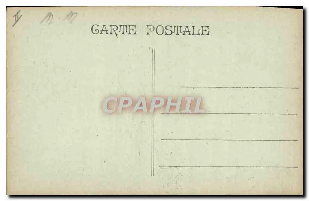 S.S. SPHINX — Französischer Schnellpostdampfer mit Doppelpropeller — H. GRIMAUD FILS & Cie, rue de la République, 96 - Marseille - Rückseite