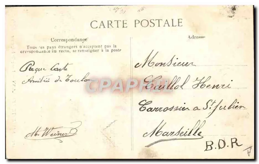 Sablettede-Les-Bains — Eine schöne Badefrau — Éditeur B.D.P. n°415 - Rückseite