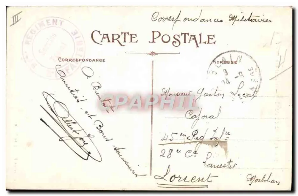 Frau im Badeanzug — Am Ozean — Es ist heiß, oder? — Sammlung F. Chapeau, Nantes - Rückseite