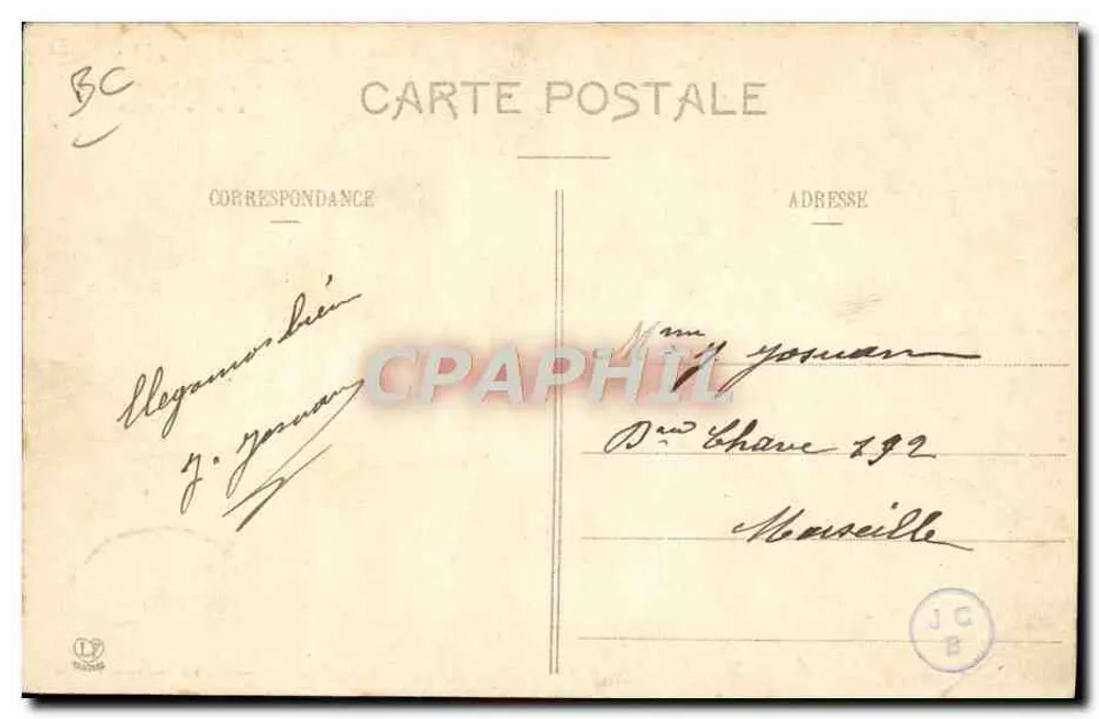 Pastor dos Pirineus — Tipo Velho — Fototipo Labossière, Toulouse - Verso
