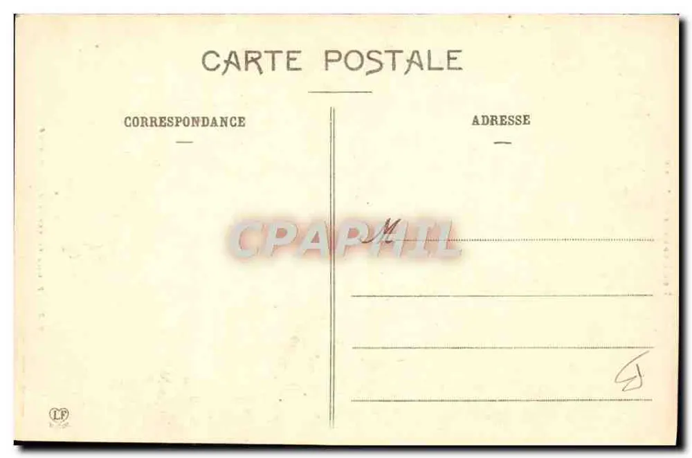 Frau auf dem Weg zum Markt — Die Pyrenäen (3. Serie) — Phototype Labouré, Toulouse - Rückseite