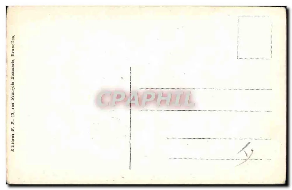 Kleine Mädchen mit Blumen — 1. Januar 1923 — Éditions F. 19, rue François Bossuets, Brüssel - Rückseite