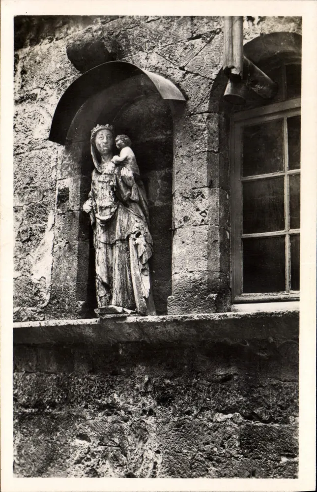 Flavigny (Côte-d'Or) — Virgem do século XII — G. Lapluye - Frente