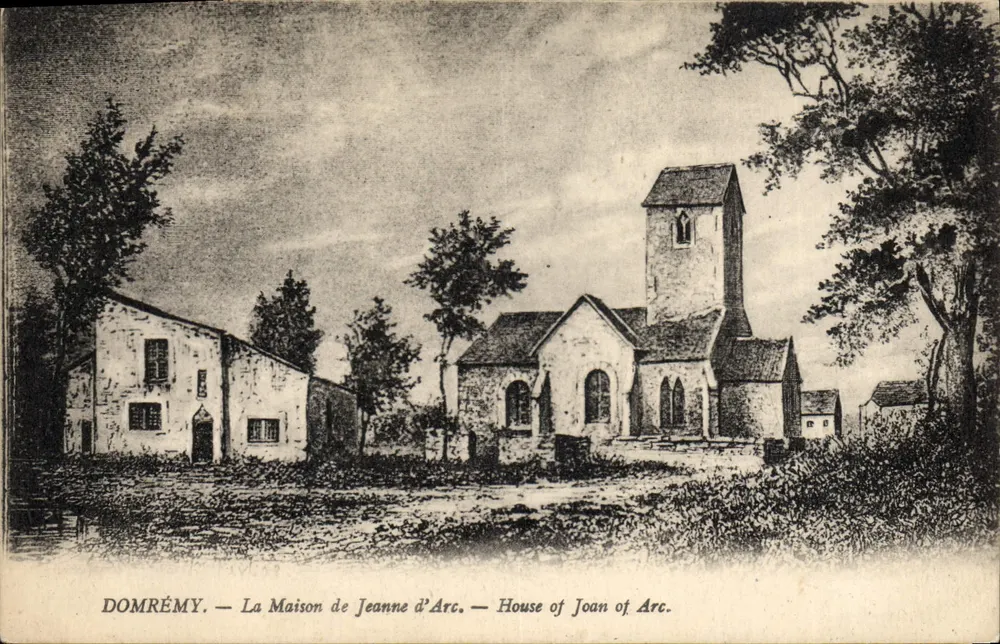 Domrémy — A Casa de Joana d'Arc — House of Joan of Arc - Frente