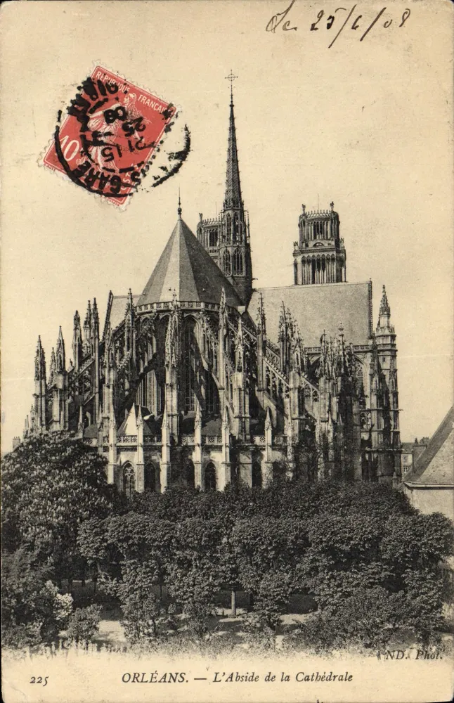 Orléans — A Abside da Catedral — AND. Fot. - Frente