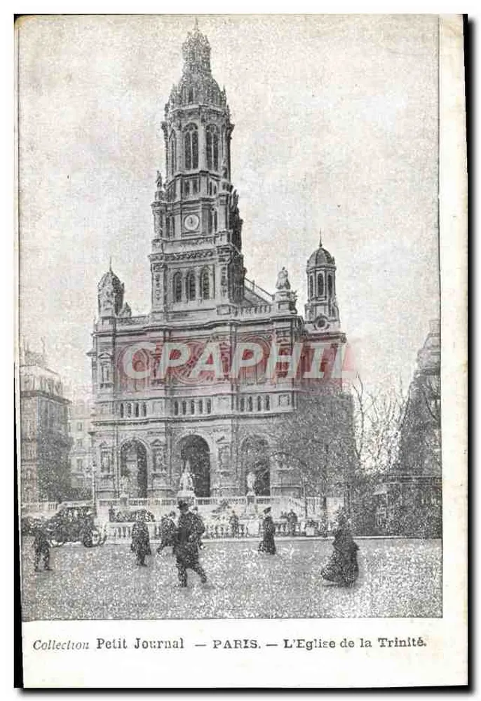 Paris — A Igreja da Trindade — Coleção Petit Journal - Frente