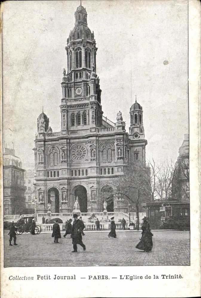 Paris — A Igreja da Trindade — Collection Petit Journal - Frente