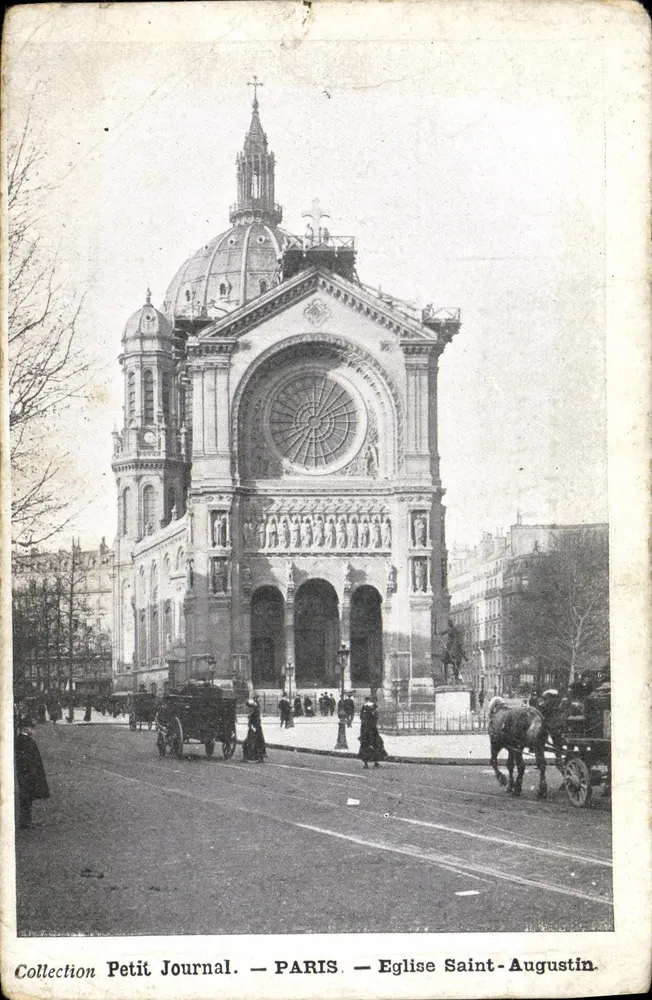 Paris — Igreja de Saint-Augustin — Coleção Petit Journal - Frente