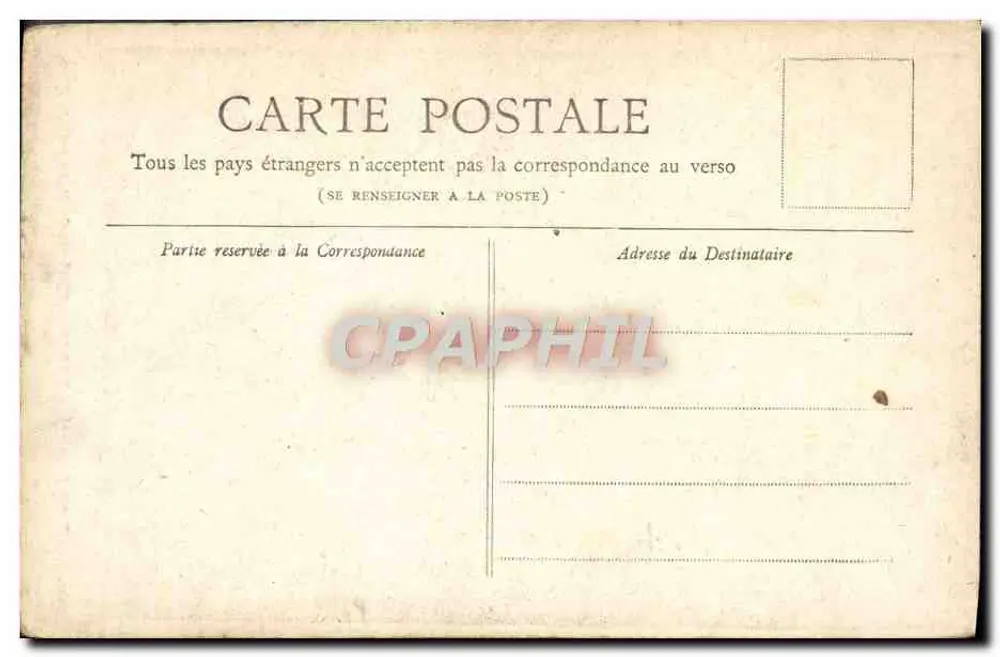 Uhr des Palastes der Gerechtigkeit — Paris — Sammlung Petit Journal - Rückseite