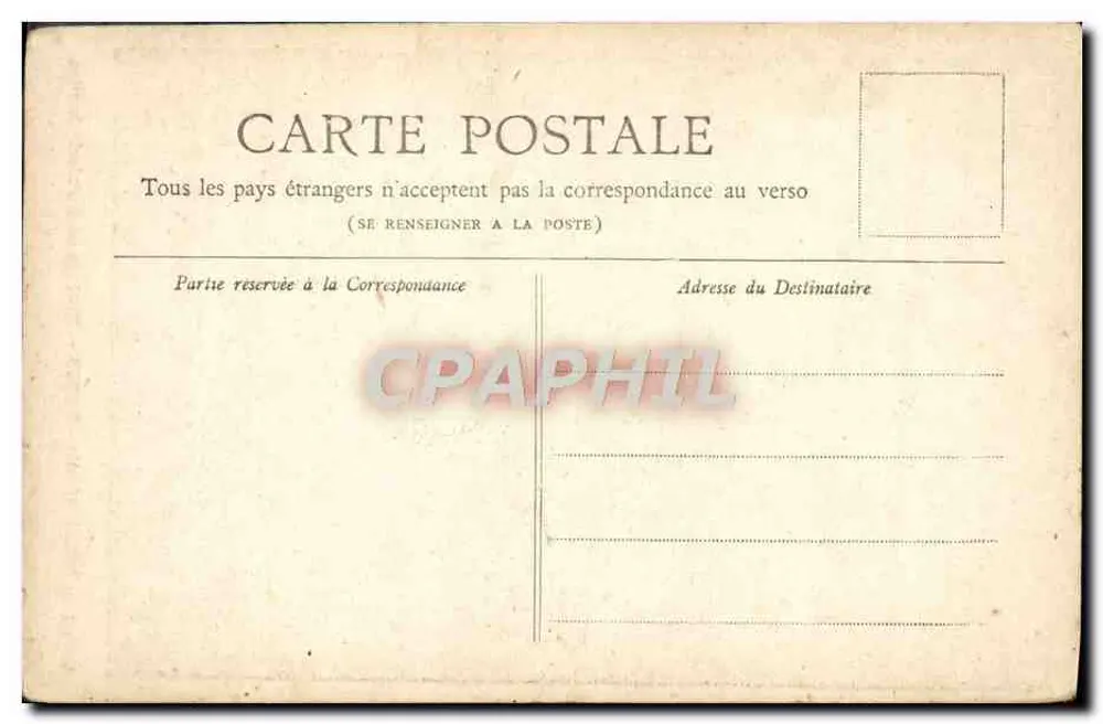 Uhr des Palasts der Gerechtigkeit — Paris — Sammlung Petit Journal - Rückseite