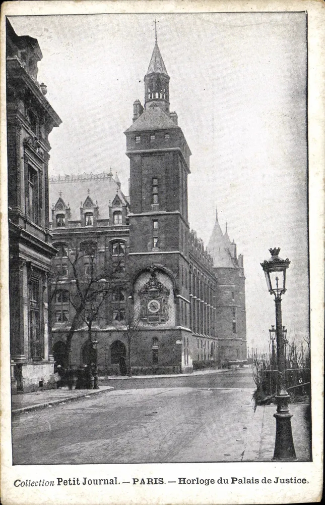 Paris — Uhr des Palasts der Gerechtigkeit — Sammlung Petit Journal - Vorderseite