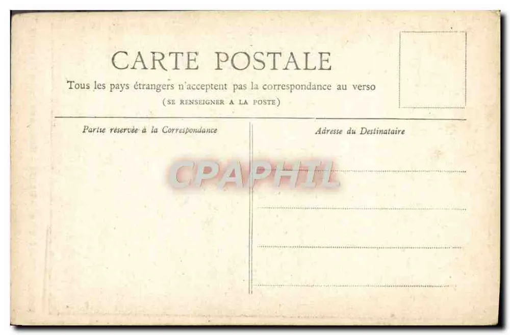 Paris — Uhr des Palasts der Gerechtigkeit — Sammlung Petit Journal - Rückseite
