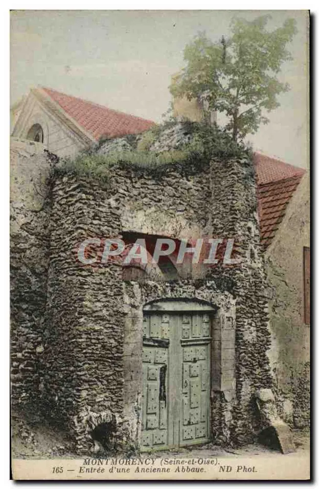 Montmorency (Seine-et-Oise) — Entrada en una Antigua Abadía — ND Fot. n°165 - Anverso