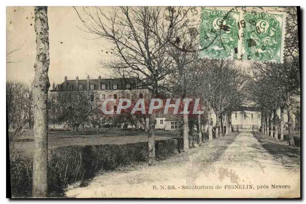Sanatório de PIGNELIN, perto de Nevers — R.N. 505 - Frente