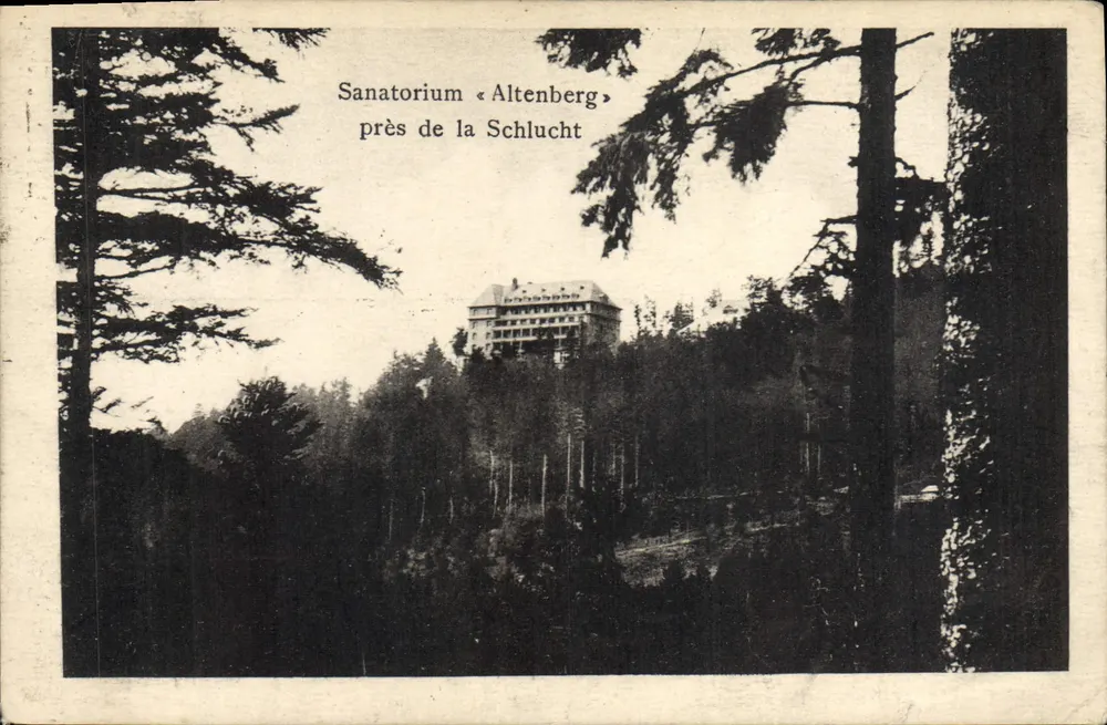 Sanatorium « Altenberg » nahe der Schlucht — Verlag L. Loub, Straßburg - Vorderseite