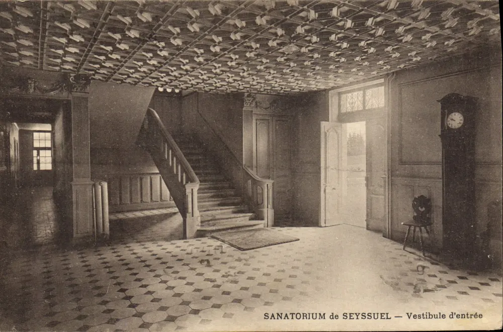 Sanatório de Seyssuel — Vestíbulo de entrada - Frente