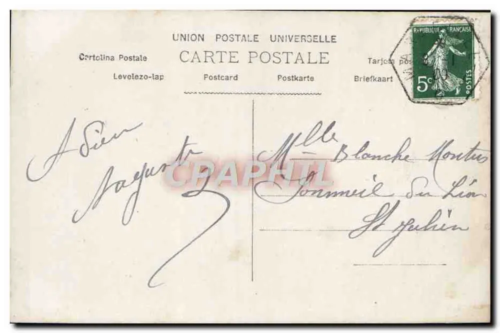 Schwestern und Verwundeter erkennen, dass sie sich lieben — AN Paris, n° 745 - Rückseite
