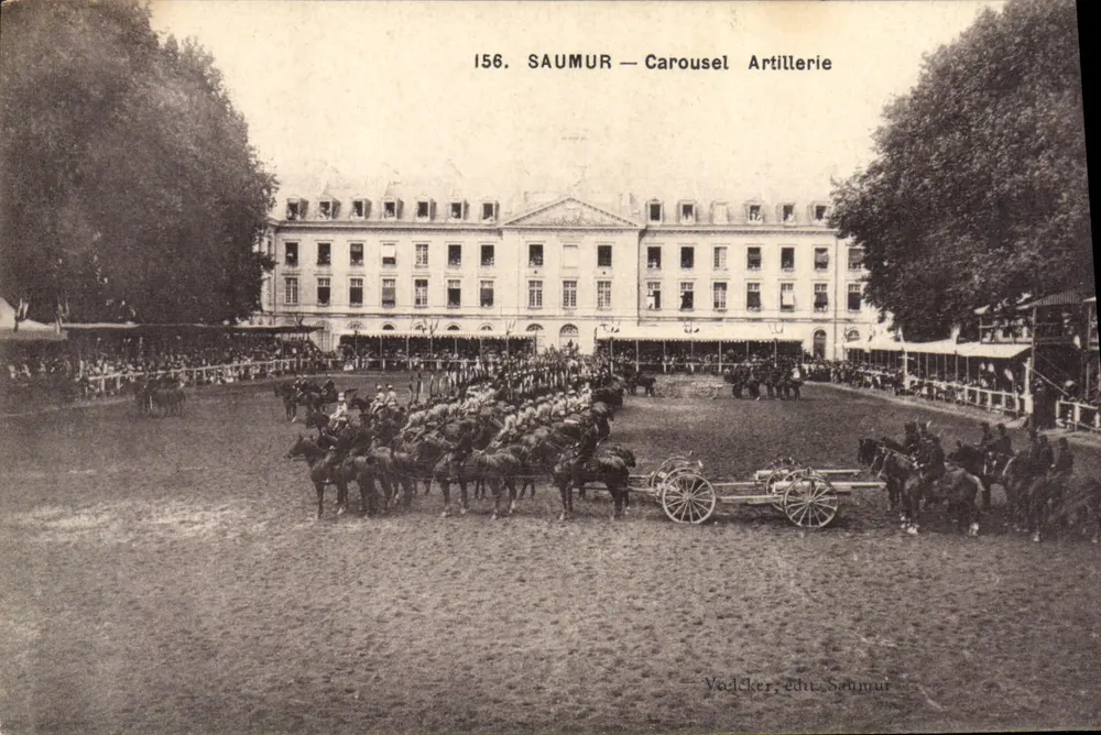 Saumur — Carrousel Artillerie — Vodècker, wyd. Saumur - Awers
