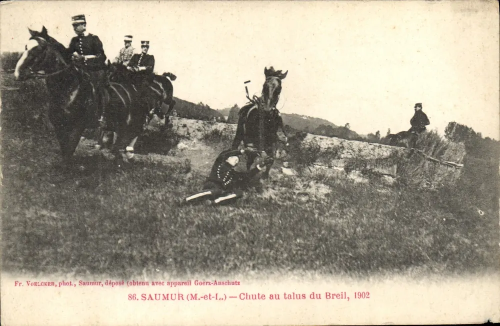 Sturz am Hang von Breil — Saumur (M.-et-L.) — Fr. Voelcker, Fotografie n°86 - Vorderseite