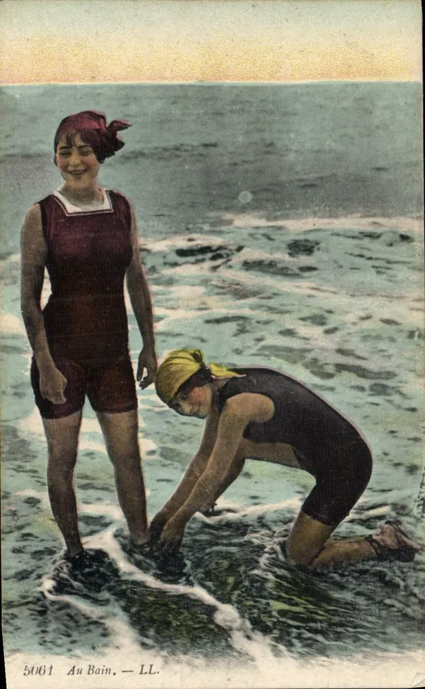 Zwei junge Frauen am Meer — LL, n° 5061 - Vorderseite