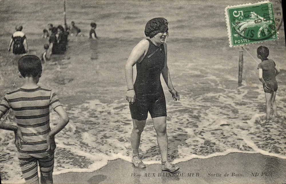 Am Strand — Aus dem Bad — ND Phot - Vorderseite