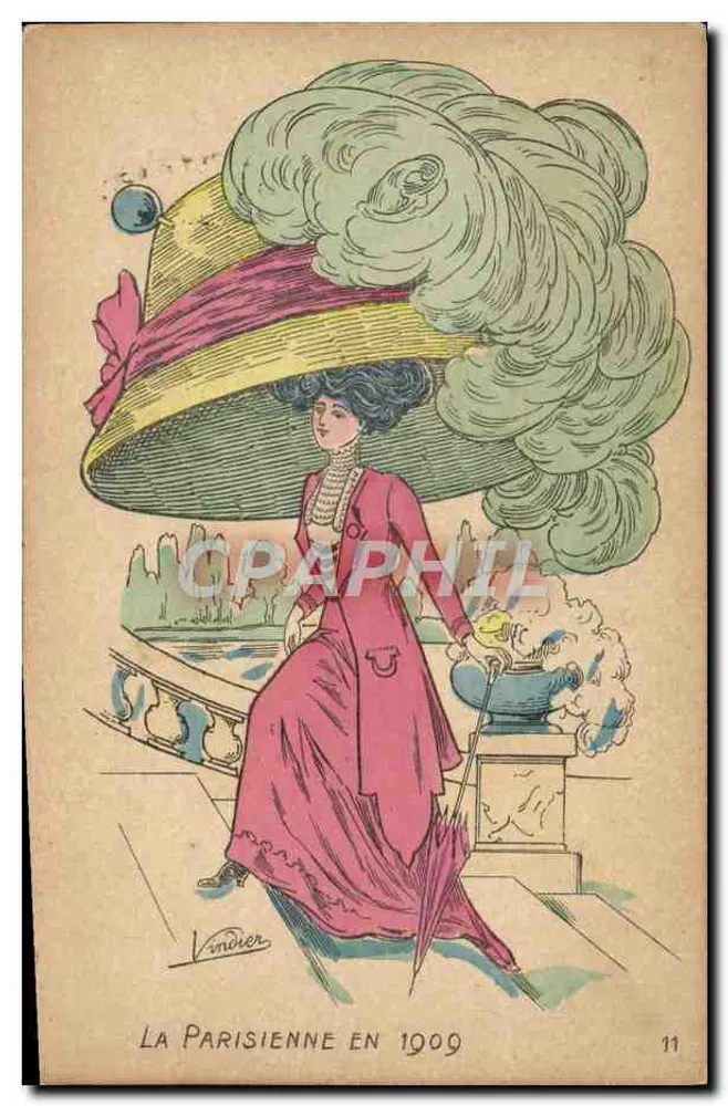 Die Pariserin 1909 — Illustration von Vanover — n°11 - Vorderseite