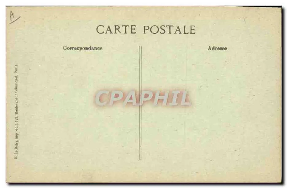 Der abgeschossene Zeppelin in Compiègne am 17. März 1917 — Verlag (B.D.) — Kriegsserie 1914-15-16-17 - Rückseite
