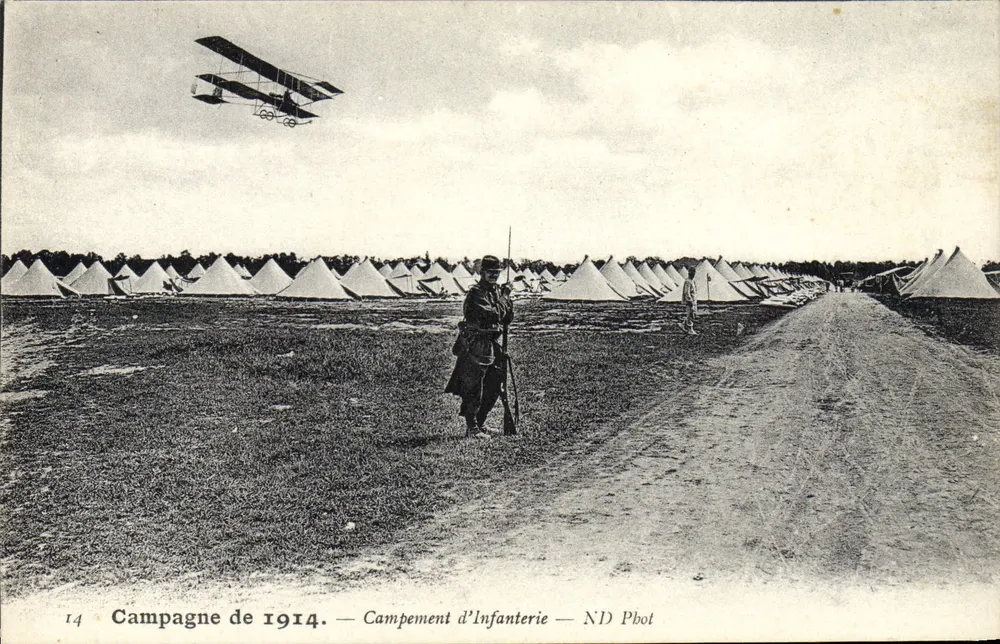 Kampagne von 1914 — Infanterie-Lager — ND Pbot - Vorderseite