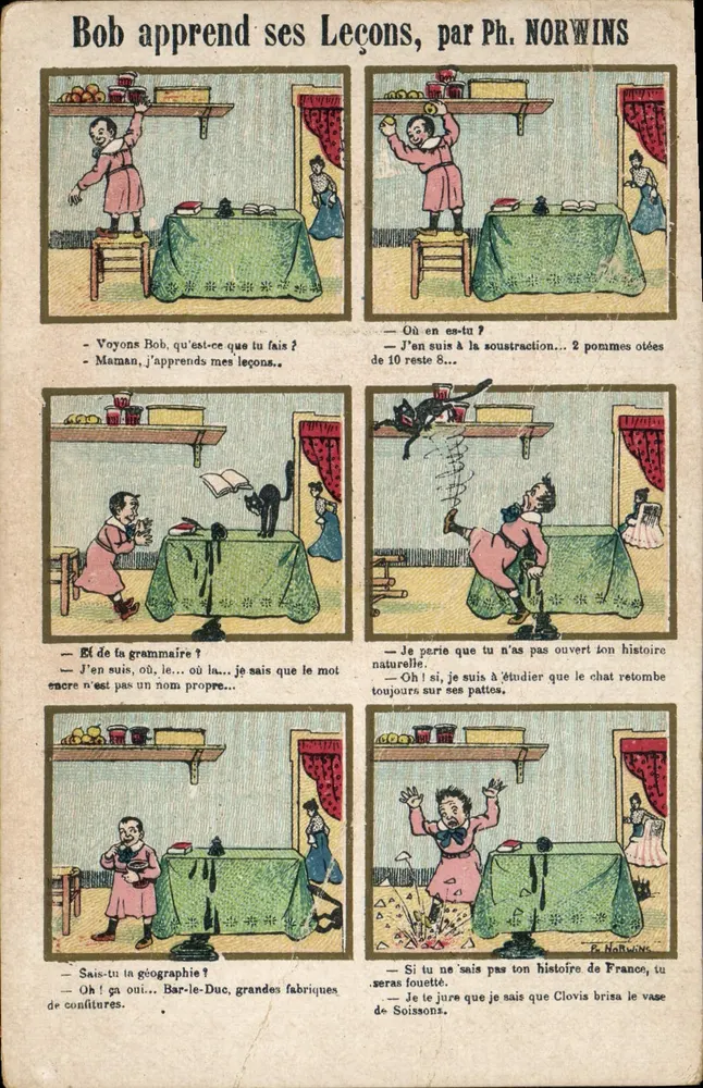 Bob lernt seine Lektionen — von Ph. NORWINS — Verlag Leopold Verger & Cie - Vorderseite