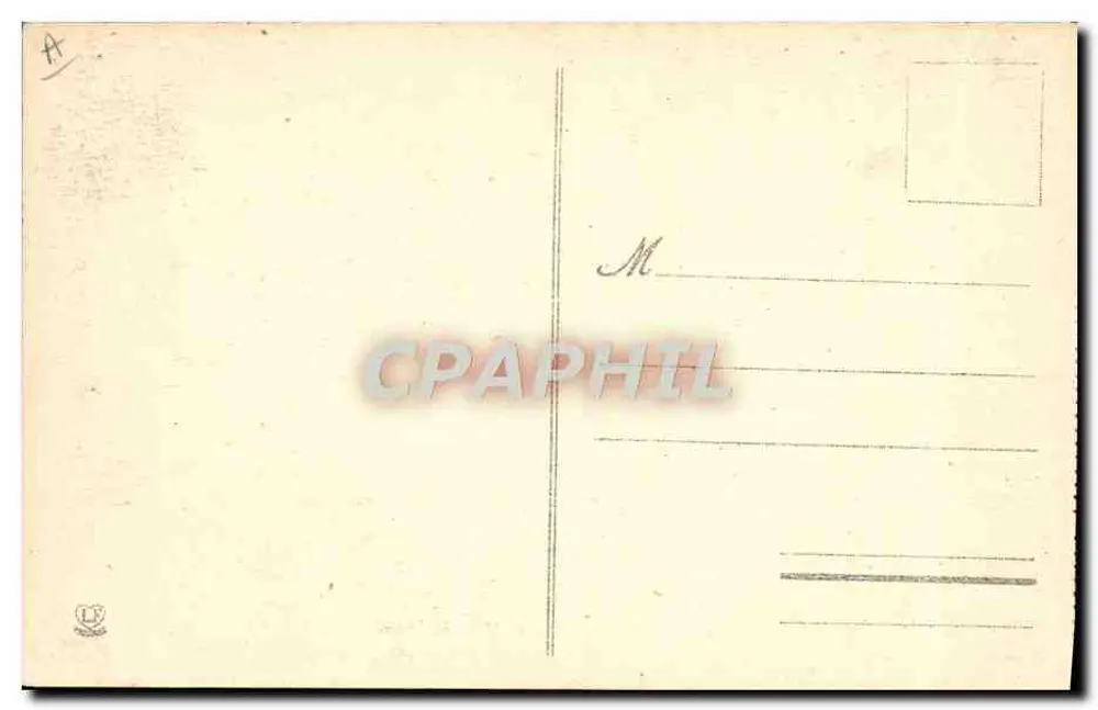 De Oude Pyreneeëse Klederdracht — 6. Klederdracht van Pierrefitte (Hoog-Pirinees) — Fototipo Labouche Frères, Toulouse - Achterkant