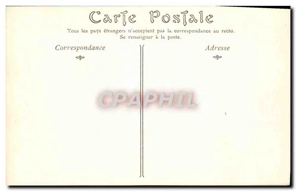 Pau — Das Schloss und die Place de la Monnaie — Collections ND Phot - Rückseite